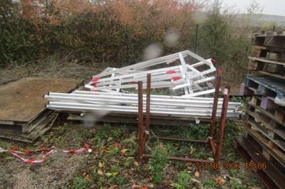 1 système de garde-corps, 12 m de long de...