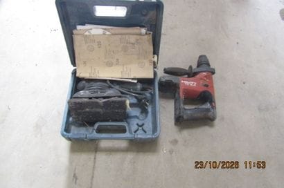 1 perforateur HILTI, modèle TE6A sans batterie...