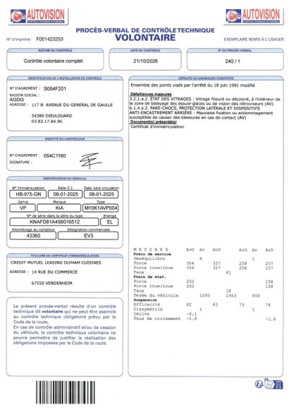 KIA EV3 81.4 kWh 204 CH EARTH BUSINESS 
Body...
