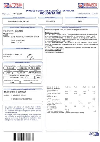 VASP PEUGEOT 208 BUSINESS HYBRIDE 1.2 100CH...