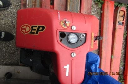 Electric pallet jack is broken; charging...