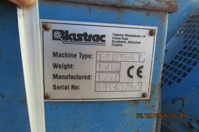 1 BLASTRAC shot blasting machine, model 1.8DPS55V,...