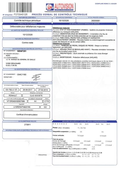 RENAULT CLIO COMMERCIAL MODEL 
Body style:...