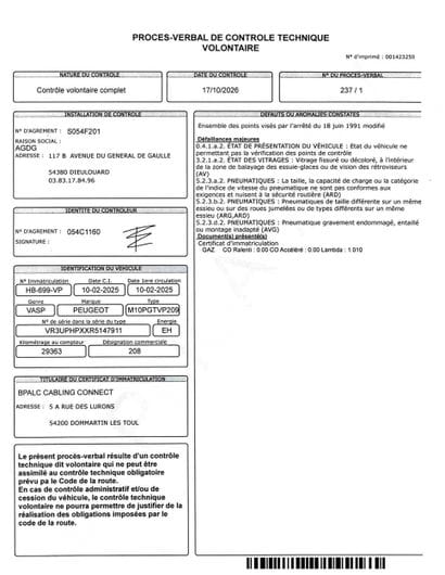 VASP PEUGEOT 208 BUSINESS HYBRID 1.2 100CH...