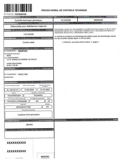 VP VOLKSWAGEN TOUAREG 3.2 V6 220CH TIPTRONIC...